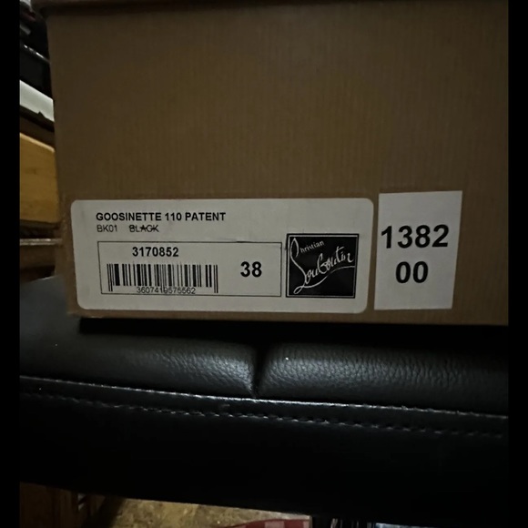 Pre Owned Christian Louboution Platform Heels Size 38 - Picture 10 of 12